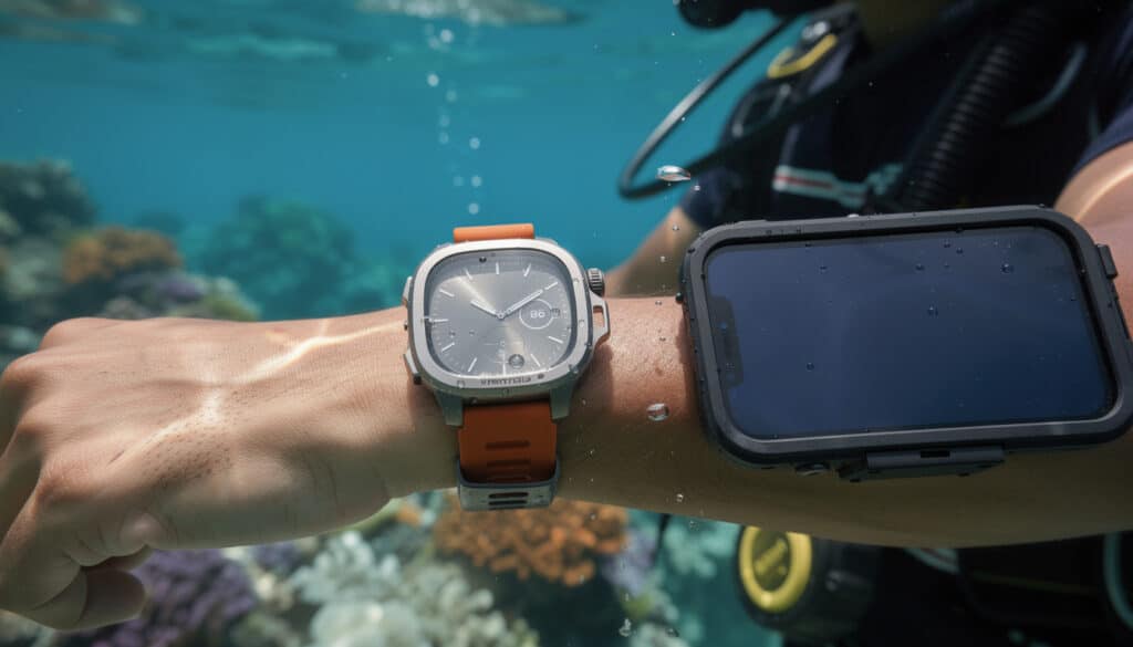 découvrez comment l'apple watch ultra se connecte à l'iphone pour offrir une expérience optimale lors de vos plongées sous-marines, alliant technologie avancée et sécurité.