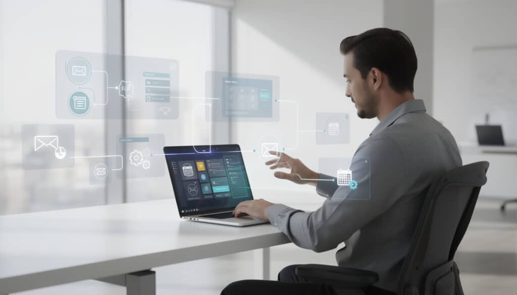 découvrez comment la fonction power automate windows facilite l'automatisation des tâches répétitives, optimisant ainsi vos flux de travail pour gagner en productivité.
