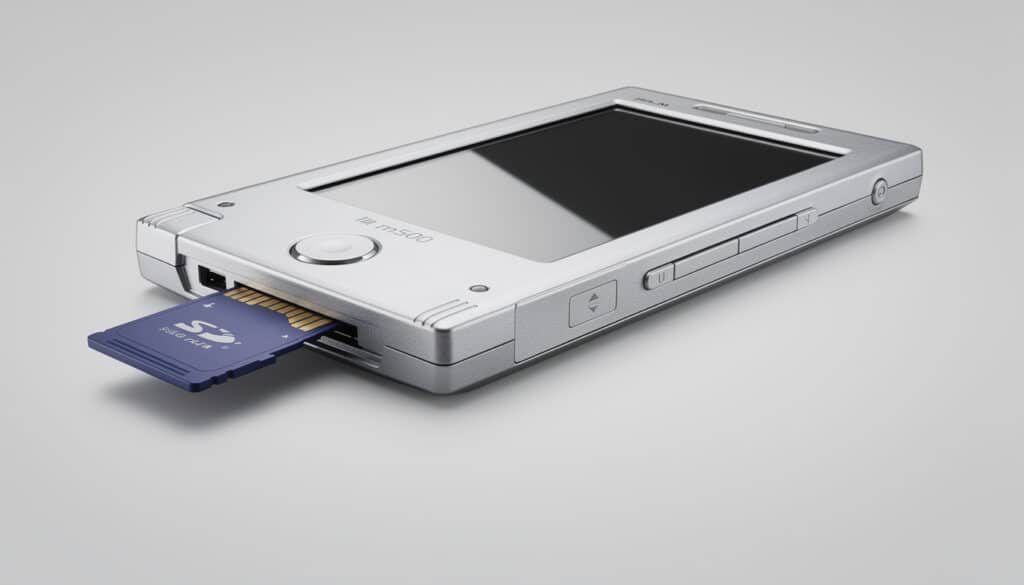découvrez comment le pda palm m500 a révolutionné le marché en introduisant le premier slot d'extension sd, offrant une nouvelle ère de stockage et d'extension pour les appareils mobiles.