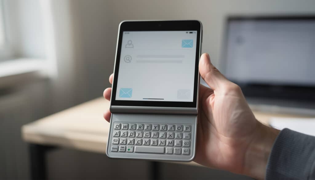 découvrez comment le pda à clavier coulissant révolutionnait la gestion des emails en offrant une réponse rapide et efficace grâce à son design innovant.