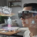 découvrez comment le casque de réalité mixte combine harmonieusement les éléments virtuels avec le monde réel pour une expérience immersive et interactive unique.