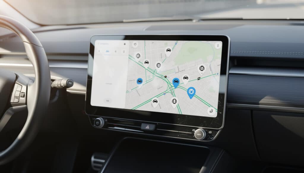 découvrez comment le mode android auto affiche les bornes de recharge pour véhicules électriques, facilitant vos trajets et la recharge rapide en cours de route.
