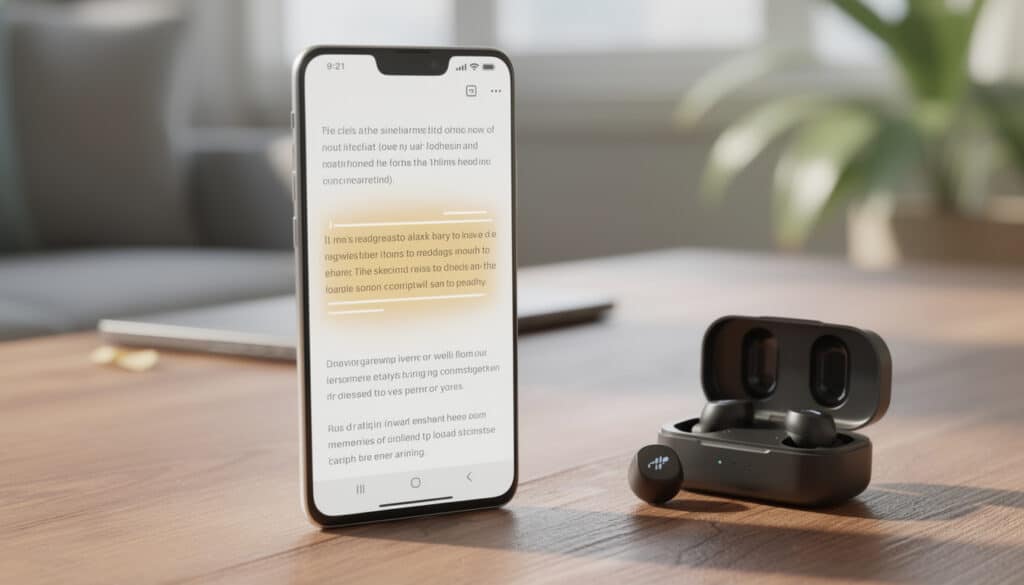 le mode lecture android permet de lire les articles à haute voix, facilitant ainsi l'accès au contenu pour les utilisateurs.