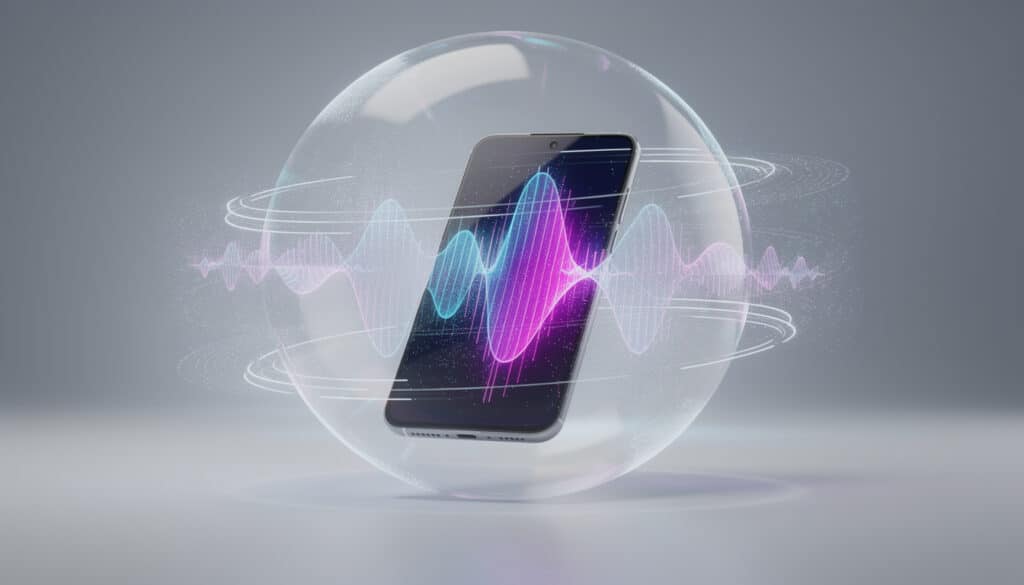 découvrez le smartphone avec audio spatial qui crée une bulle sonore immersive pour une expérience audio unique et captivante.