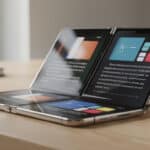 découvrez le smartphone pliable à triple volet qui révolutionne la lecture numérique en offrant une surface d'écran élargie et immersive.