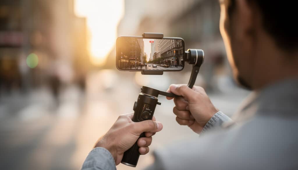 découvrez comment un stabilisateur de smartphone vous permet de capturer des vidéos fluides et professionnelles facilement, pour des prises de vue dignes des experts.