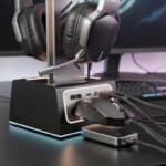 découvrez notre support de casque gamer avec ports usb intégrés, parfait pour connecter et organiser vos gadgets en un seul endroit pratique.