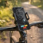 assurez la sécurité de votre téléphone pendant vos sorties à vélo avec notre support innovant, facile à installer et adapté à tous les modèles.