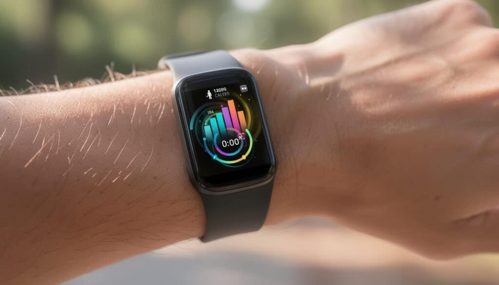 suivez votre activité quotidienne avec notre tracker de fitness qui mesure le nombre de pas et les calories brûlées pour rester en forme facilement.