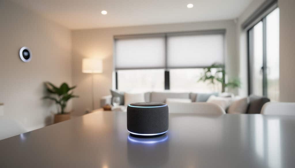 découvrez comment l'enceinte intelligente facilite la commande vocale de vos équipements domotiques pour un confort et une gestion simplifiés de votre maison.