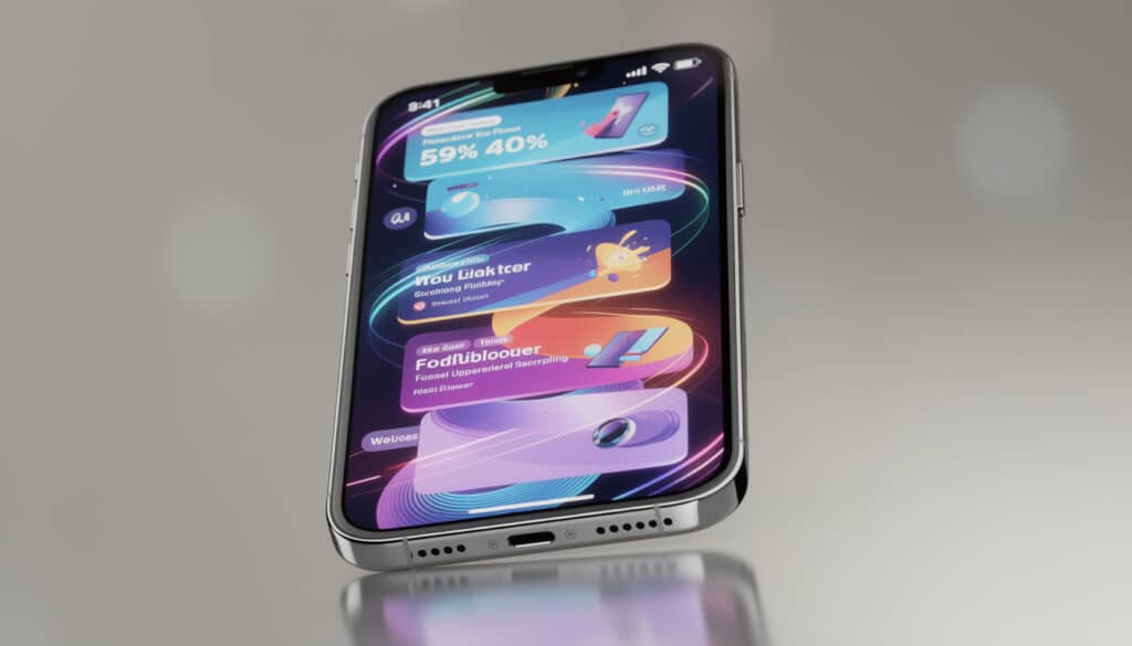 découvrez l'iphone équipé de l'écran promotion qui garantit une fluidité de défilement exceptionnelle pour une expérience visuelle incomparable.