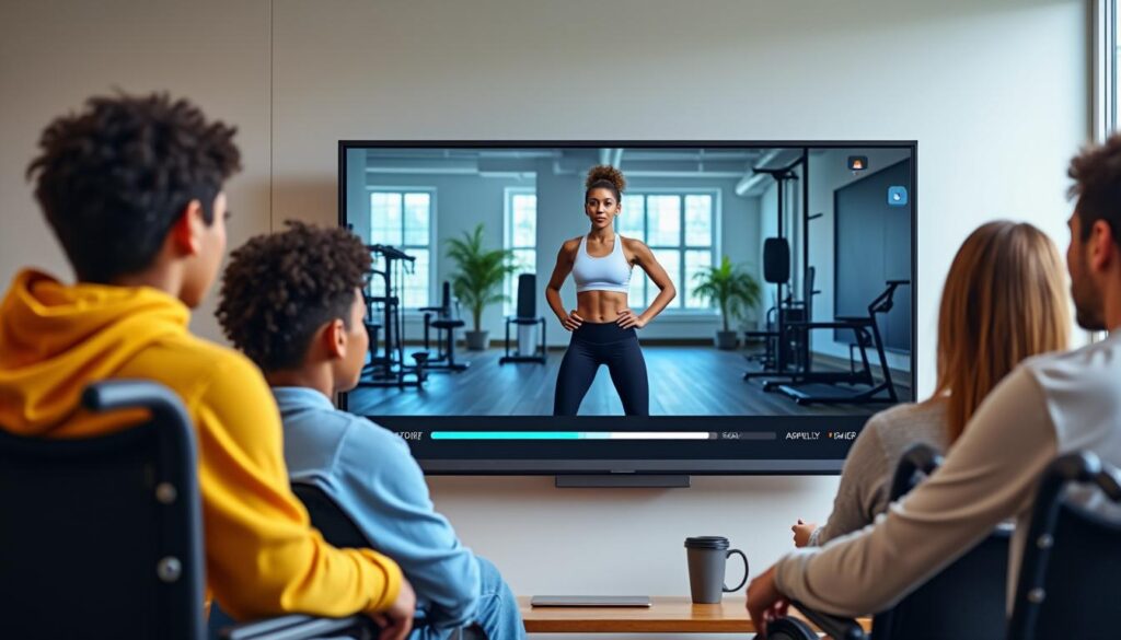 découvrez comment les descriptions dans les sous-titres vidéo améliorent l'accessibilité des cours d'éducation physique en ligne pour tous les apprenants.
