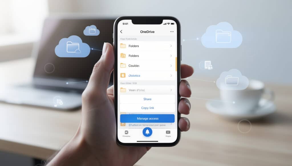 découvrez comment partager facilement des dossiers depuis votre iphone grâce à onedrive et les fonctionnalités clés qu'il offre pour une gestion simplifiée de vos fichiers.