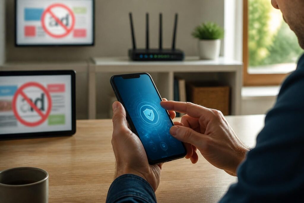 découvrez comment bloquer les publicités système sur android en modifiant votre réseau avec dns.adguard.com pour une expérience de navigation plus propre et sans interruptions.