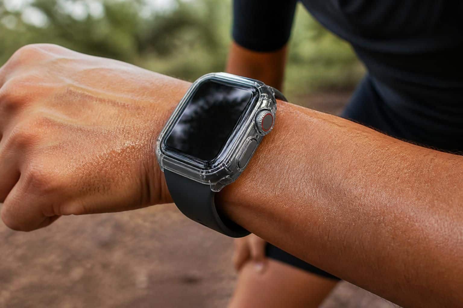 protégez votre apple watch se 44mm des rayures pendant vos activités sportives grâce à ce bumper spécialement conçu pour amortir les chocs et garantir la durabilité de votre montre.