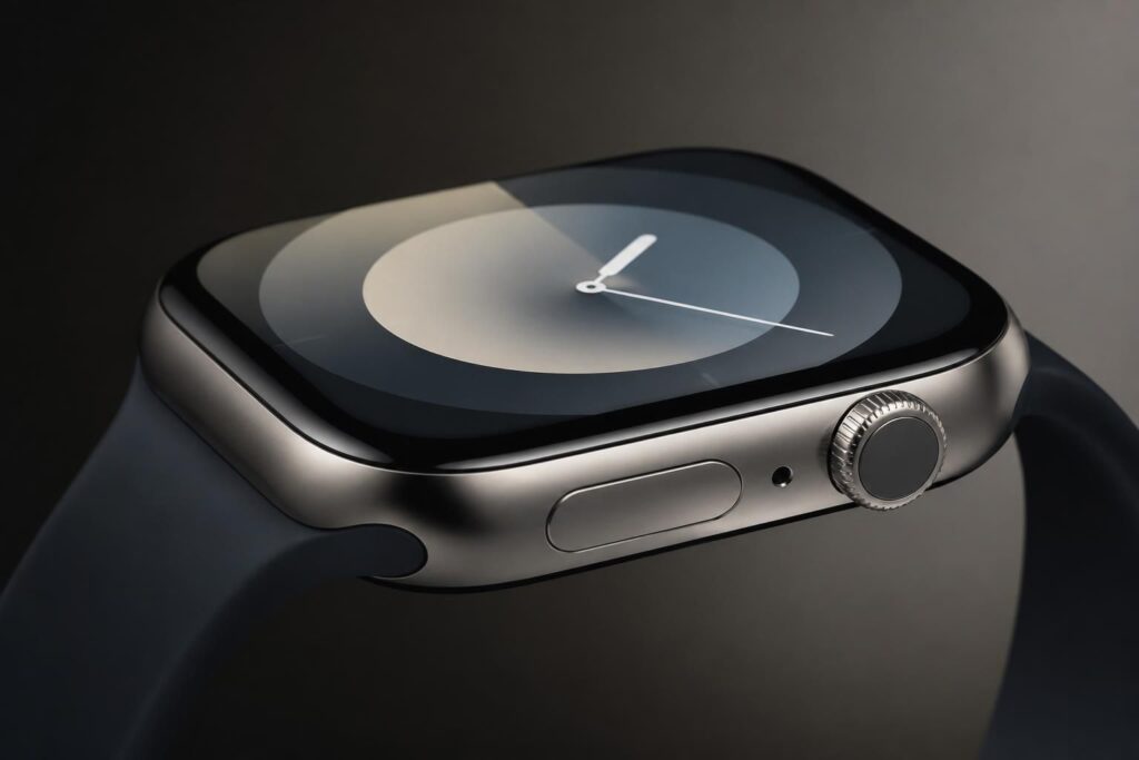 découvrez l'apple watch série 10 46mm avec son boîtier en titane plus large, alliant design élégant et performance avancée pour une expérience optimale au poignet.