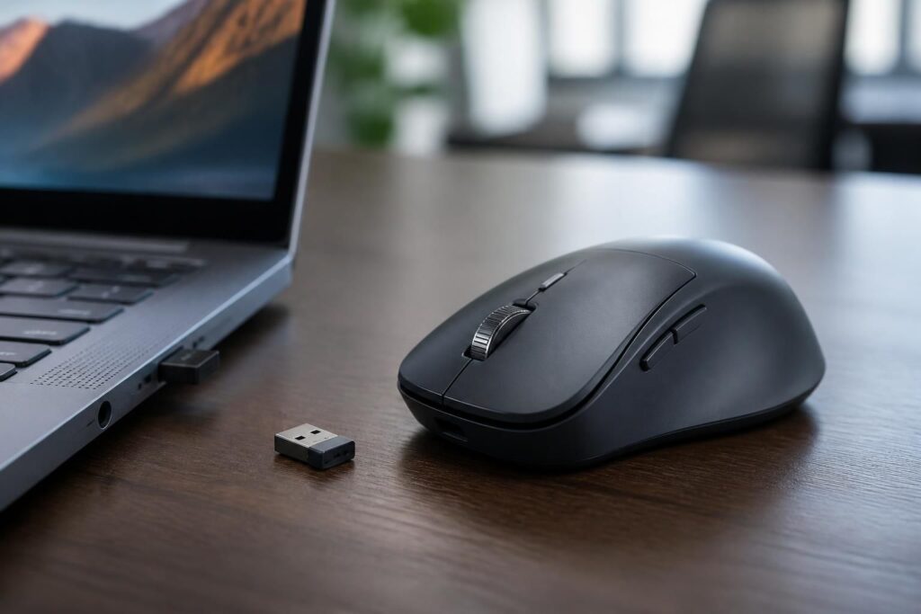 découvrez la souris sans fil microsoft avec récepteur usb compact, offrant une liberté de mouvement et une connexion fiable pour une expérience utilisateur optimale.