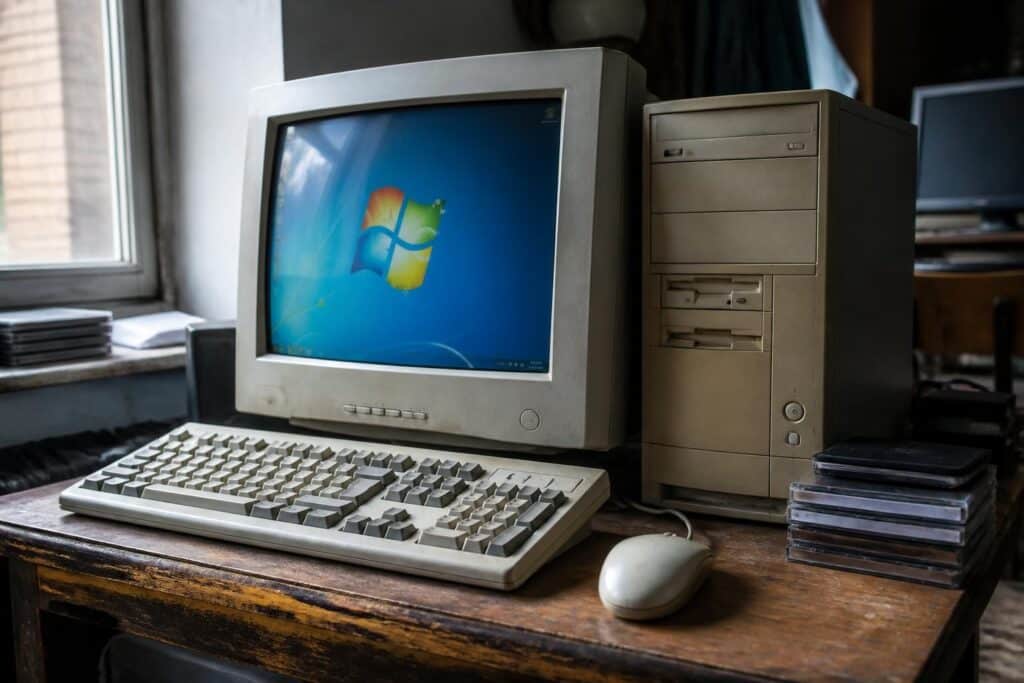 découvrez comment le vieux pc protégeait ses données contre les virus avec microsoft essential antivirus pour windows 7, une solution essentielle à l'époque pour une sécurité fiable.