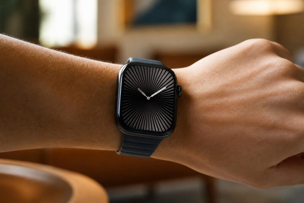 découvrez le bijou connecté idéal pour les poignets standards avec l'apple watch series 10 42mm, alliant élégance et technologie de pointe.