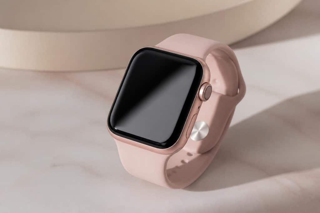 découvrez la apple watch série 10 en finition aluminium rose, alliant élégance et modernité pour un choix esthétique raffiné.
