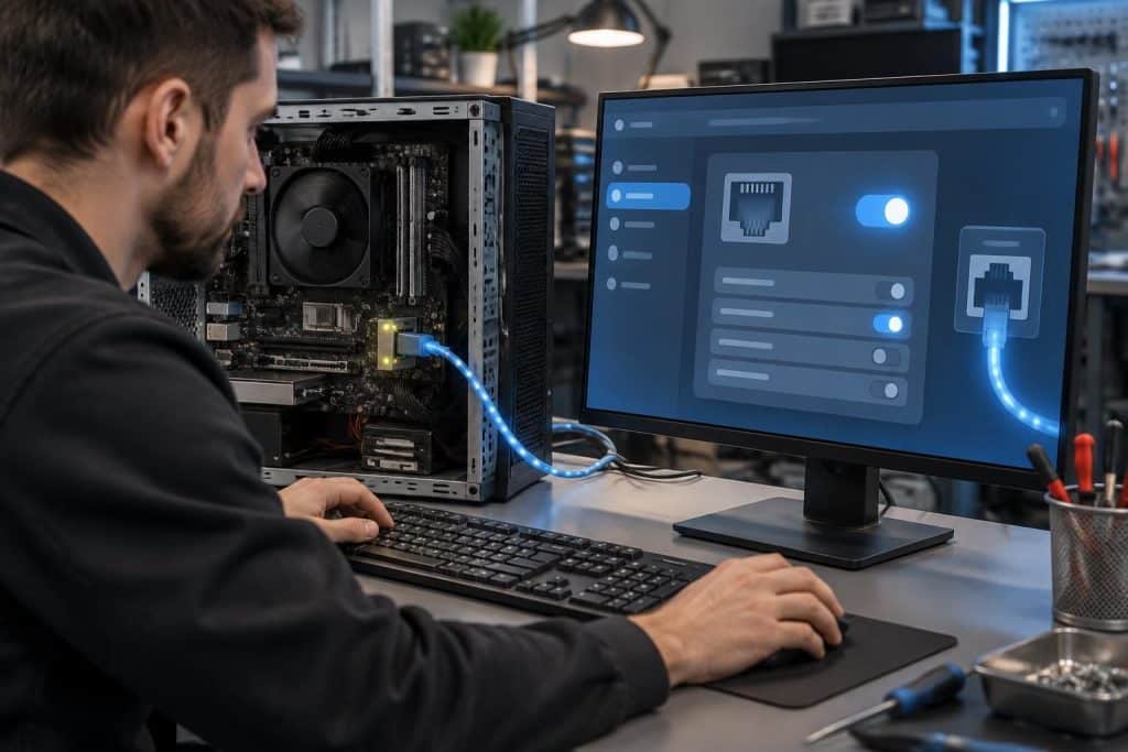 découvrez comment configurer la carte mère ethernet sous windows 11 pour activer le wake-on-lan et démarrer votre pc à distance.