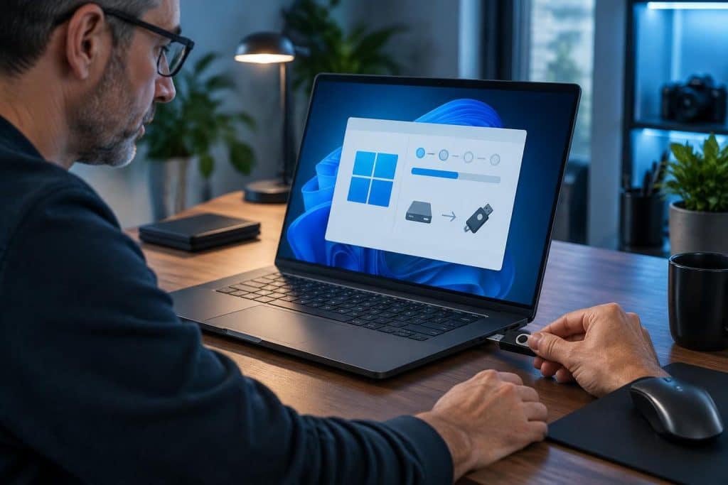 découvrez comment utiliser l’outil de création de média microsoft pour créer une clé usb bootable et installer windows 11 facilement.