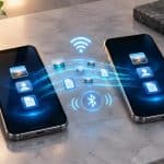 découvrez comment transférer vos données d’un iphone à un autre en les plaçant côte à côte, grâce au bluetooth et au wi-fi.