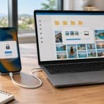 découvrez comment transférer vos photos d’iphone vers un pc avec un câble usb et l’explorateur de fichiers windows en choisissant « faire confiance à cet ordinateur ».