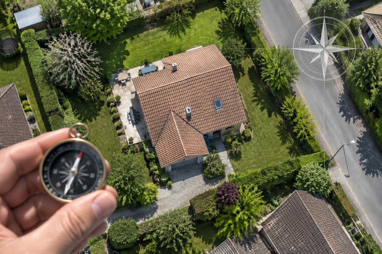 découvrez comment la vue satellite de google maps et la boussole vous aident à connaître l’orientation d’une maison avant un achat immobilier.