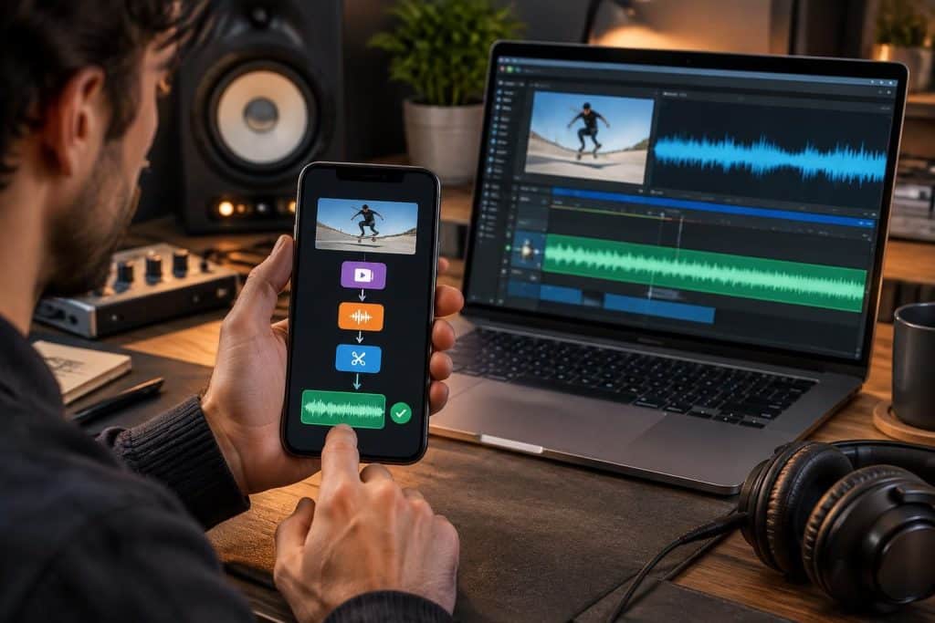découvrez comment extraire facilement le son d’une vidéo sur iphone grâce à l’application raccourcis intégrée.