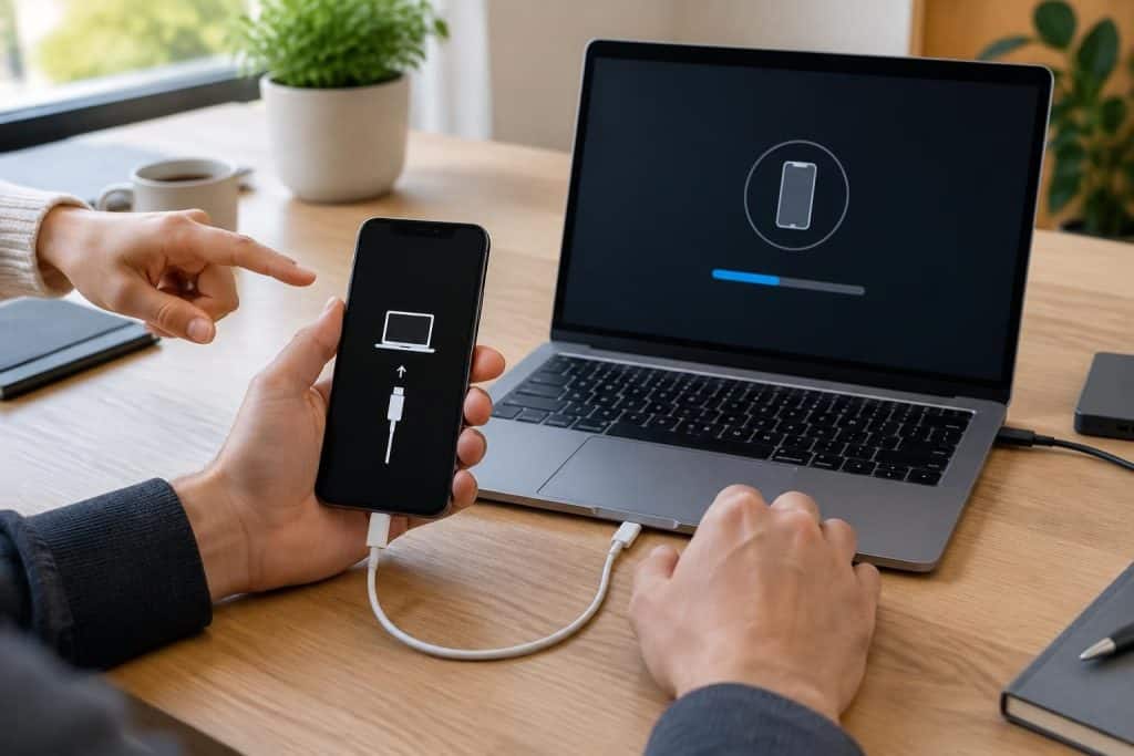 découvrez comment réinitialiser un iphone sans code avec le mode de récupération, à l’aide d’un mac ou d’un pc, selon les instructions de l’assistance apple.