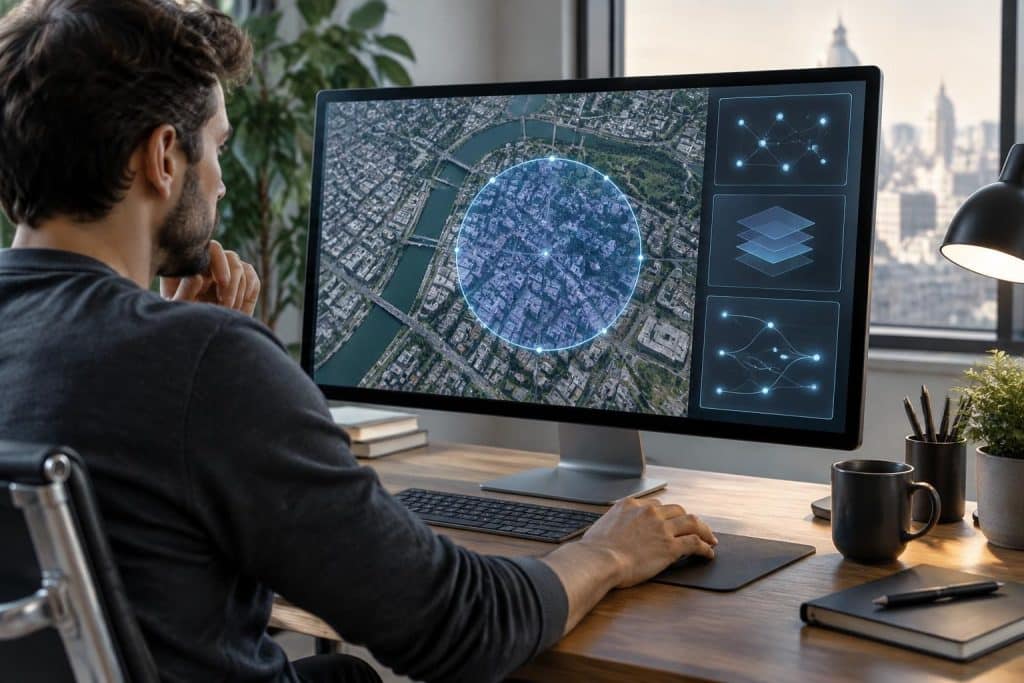 découvrez comment un développeur peut tracer un cercle sur google maps grâce à des api tierces intégrées à la carte.