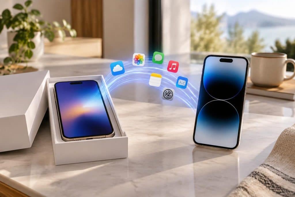 découvrez comment la fonction démarrage rapide d’apple facilite le transfert de vos applications et de vos données d’un iphone à un autre.