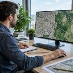 découvrez comment un ingénieur utilise l’outil de mesure intégré à google maps pour calculer une distance à vol d’oiseau entre deux points.